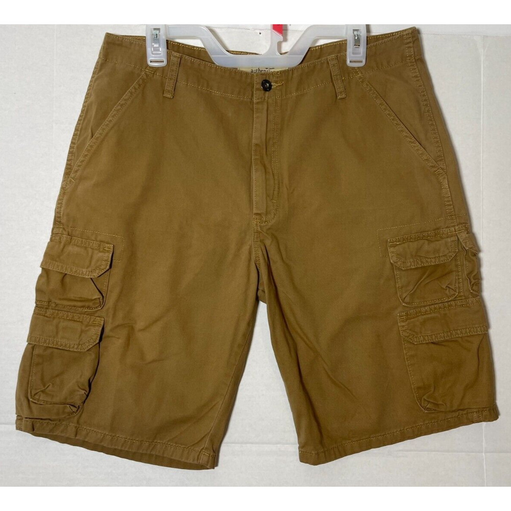 Wrangler Authentic Mens Multi-Pocket Cargo Short Size 36